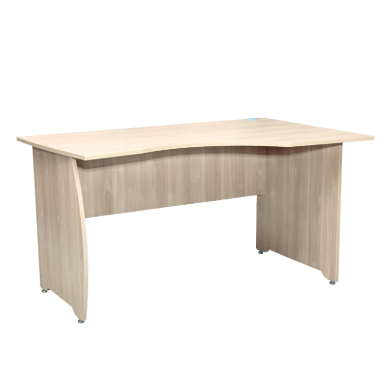 Стіл вчительський кутовий, оснащений отвором для організації проводів офісної техніки, АНШАР ГРУП (8188),1400х900х750 мм., матеріал - ЛДСП